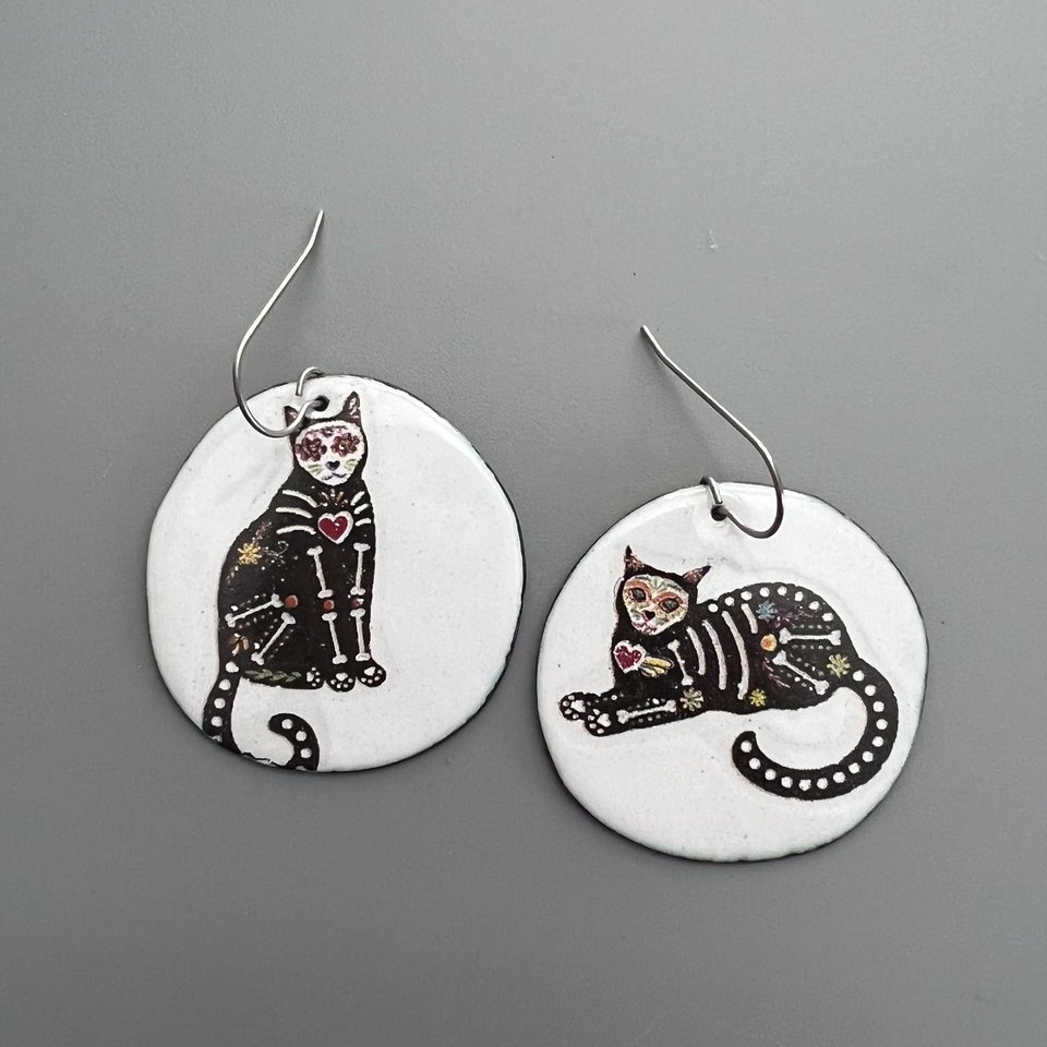 Sugar Skull Cats