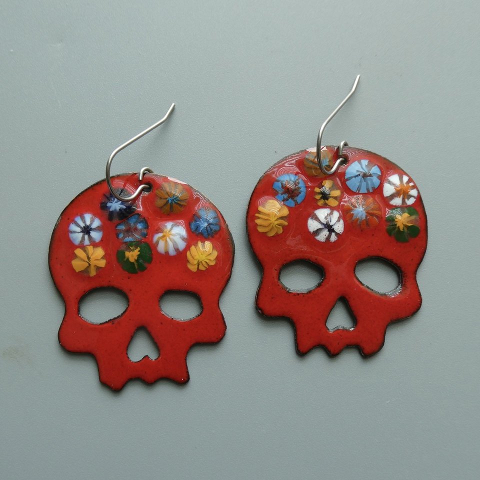 Sugar Skull Earrings